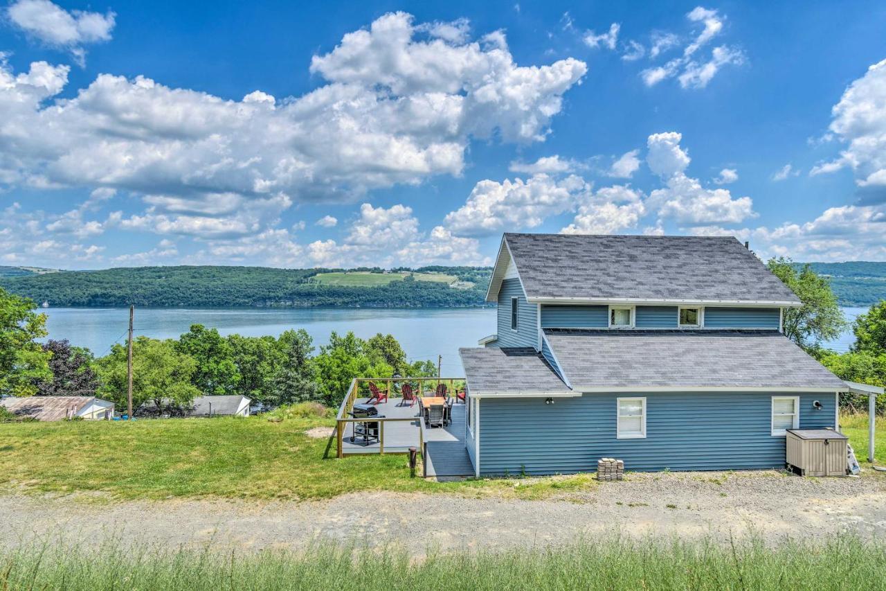 Watkins Glen Lakeview Cottage With Waterfall! Exterior photo
